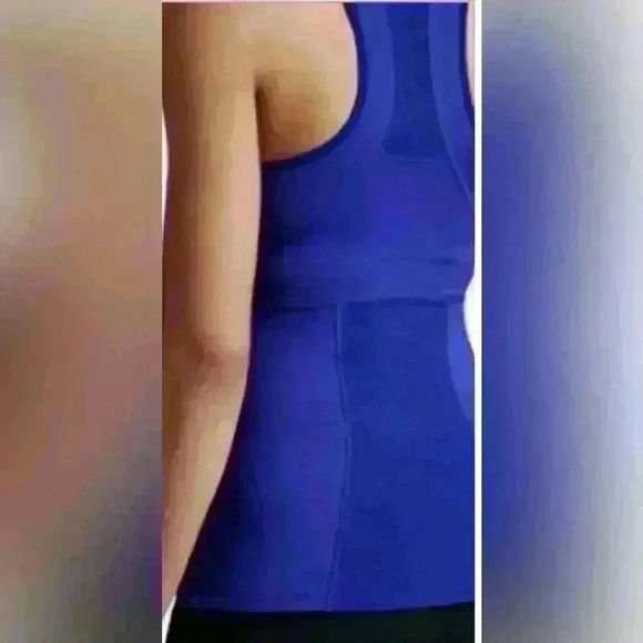 Athleta PR Racerback Tank II Sapphire Blue. Size Small. - Picture 3 of 7